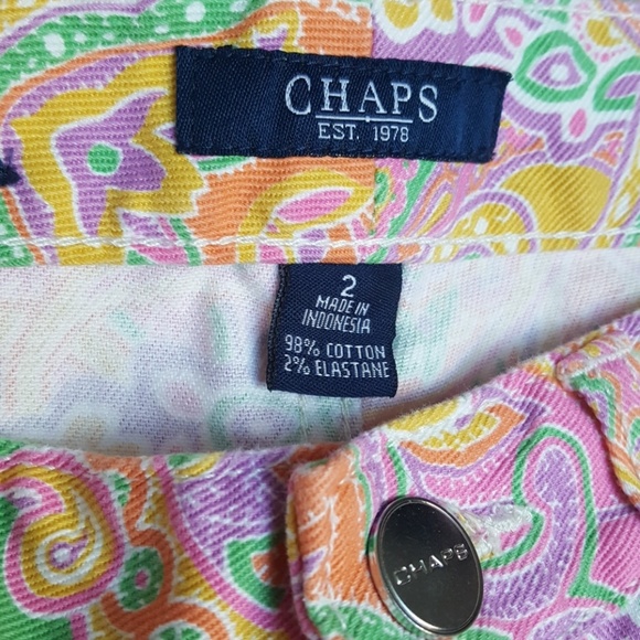 Chaps floral 1Jeans - Picture 2 of 2